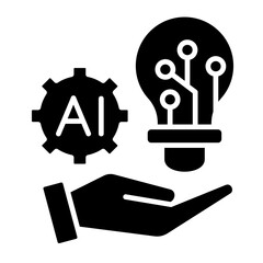 Technology Innovation  Icon Element For Design	