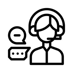 call center line icon