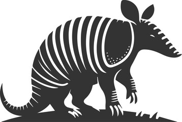 Armadillo vector black