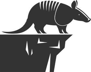 Armadillo vector black