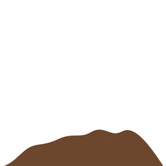 Brown mountain illustrations