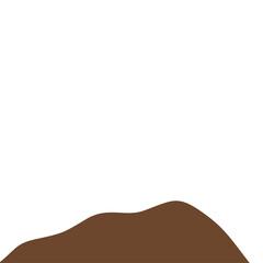 Brown mountain illustrations