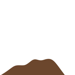 Brown mountain illustrations