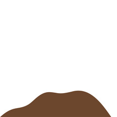 Brown mountain illustrations