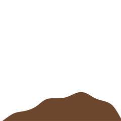 Brown mountain illustrations