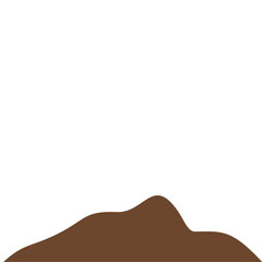 Brown mountain illustrations