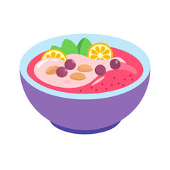  Smoothie Bowl Delicious Vector Design