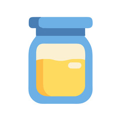  Ghee Jar Vector for Cooking Essentials