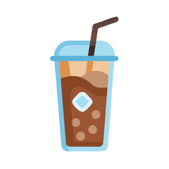 Iced Coffee Glass Icon for Beverages