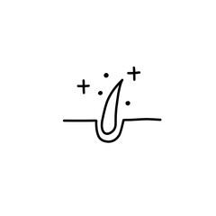 hair growth icon