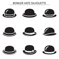Fashionable Bowler Hat Silhouettes - Classic Accessories for Wardrobe Styling