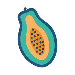  Papaya Graphic for Fruity Delights
