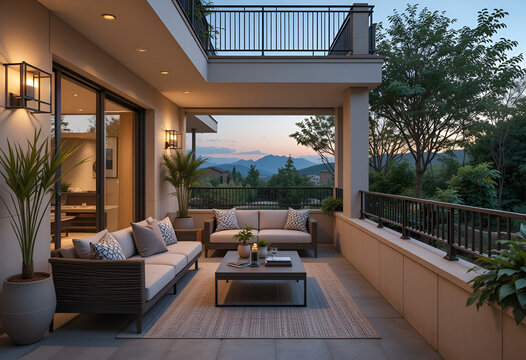luxury terrace