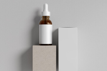 Dropper And Box Mockup