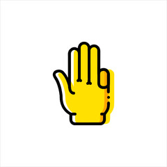 hand sign vector