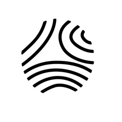 Topographic pattern lines