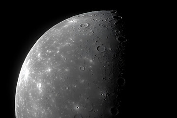 The full moon illuminates the night sky with its intense, silvery glow, creating a magical atmosphere.


