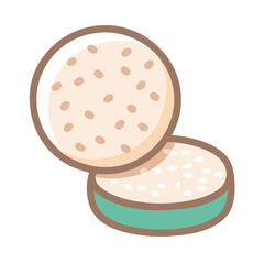  Rice Cake Icon for Healthy Snacking