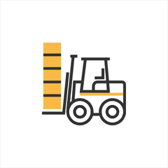 forklift truck icon
