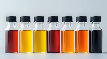 Refined Petroleum Products in Glass Vials Under Lab Conditions