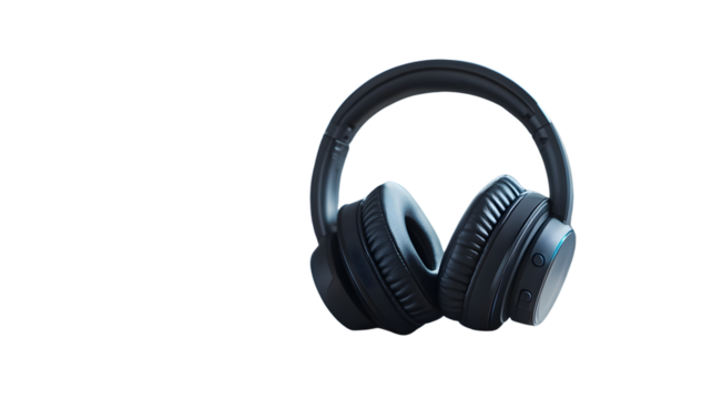 Professional Headphones on Table: Ready for Use in Workspaces and Home Offices