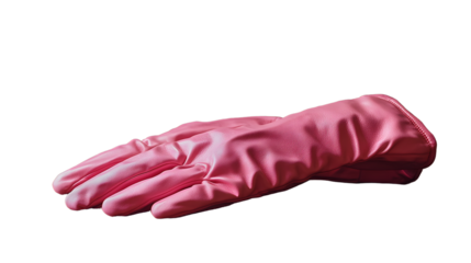 Professional Pink Gloves on Table - Stock Photo for Fashion Accessories Marketing