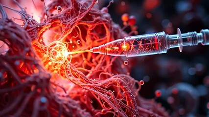 Precision medication with syringe targeting cells for targeted treatment