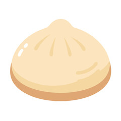  Steamed Bun Icon for Asian Cuisine
