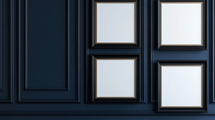 Stylish Black Picture Frames: Assorted Sizes, Modern Wall Decor, Gallery Display Ideas, Home Interior Design, Empty Frames for Art and Personalized Gifts.
