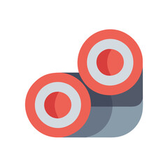 Fototapeta premium Elegant Sushi Roll Design for Culinary Use