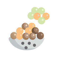  Tapioca Pearls Icon for Drinks