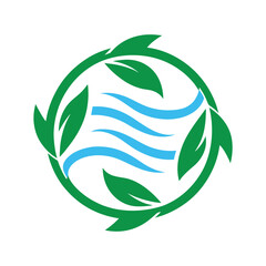 green leaf logo