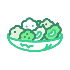  Vegetable Salad Icon for Garden Freshness