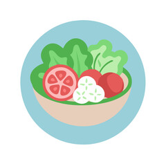  Vegetable Salad Vector for Healthy Choices