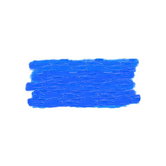 An Oil Painted Style of Blue Banner