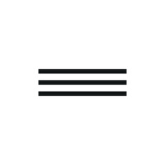 Menu, Sharp icon