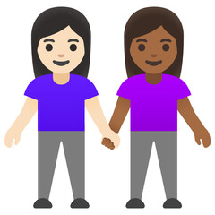 Women Holding Hands Emoji (Diverse Skin Tones - Duplicate)
