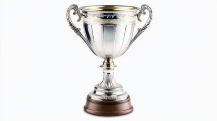 silver trophy cup