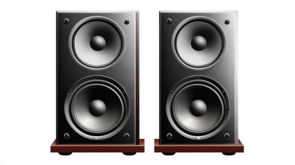 speaker isolated on white background