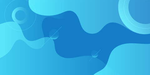 Abstract blue background. Dynamic shapes composition. Eps10 vector