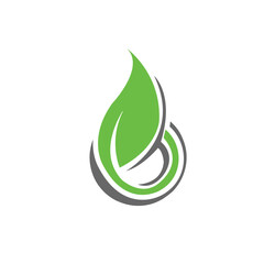 Premium vector  green leaf ecology nature element 