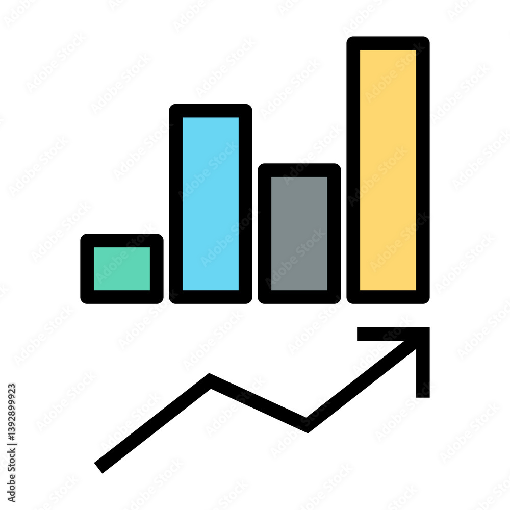 Poster growth hacking icon
