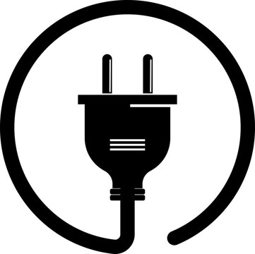 recommend clip art: Electric plug icon. Connection, socket with a plug vector symbol isolated on transparent background. Electricity wire cord sign. Electrical symbol element. Vector stock illustration.