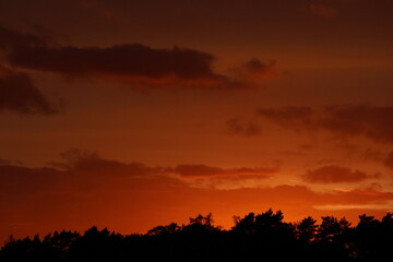 The most beautiful sky at sunset