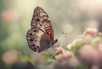 Obraz premium camera background looking color banner solid butterfly web template text space empty children bright illustration animal portrait straight cute cartoon colourful eye three-dimensional nice isolated