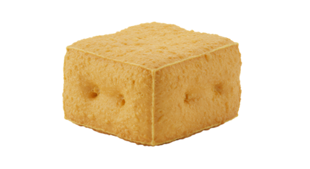 Simple yellow cube minimalist design suitable for modern interiors