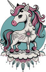 Unicorn Magical Head
