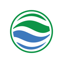 abstract background with green leaves