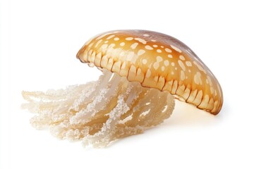 jellyfish isolated on white background, hd, realistic 