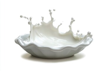 splash isolated on white background, hd, realistic